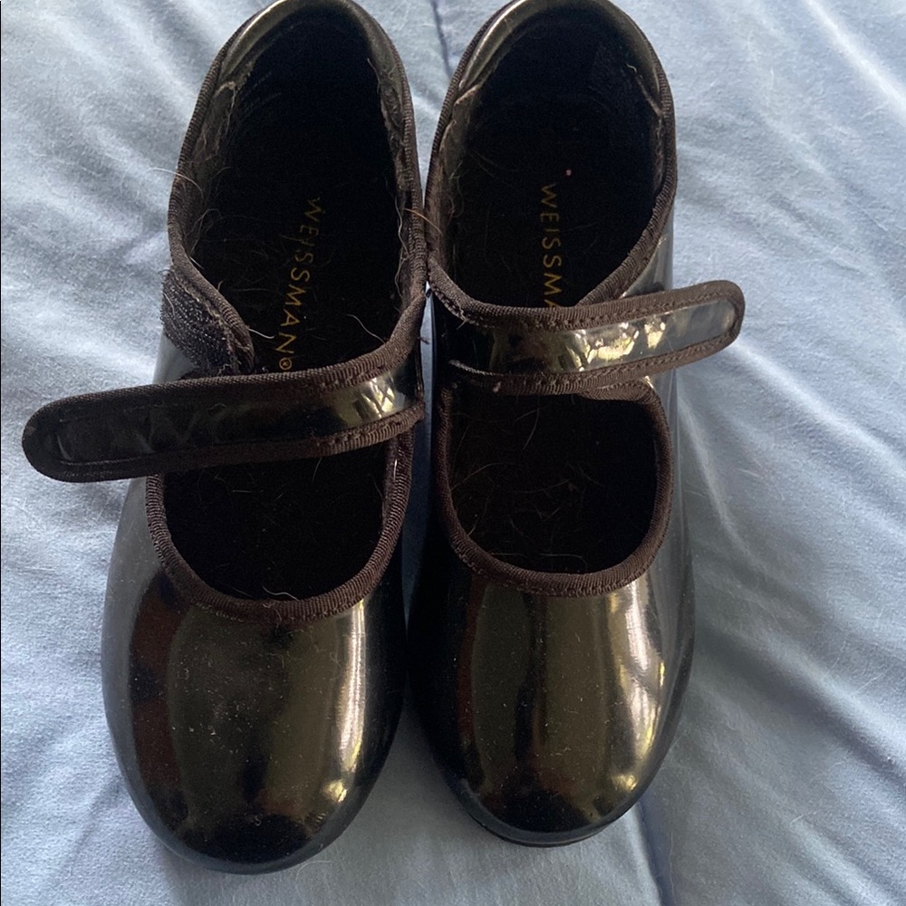 Weissman Black Patent Leather Tap Shoes